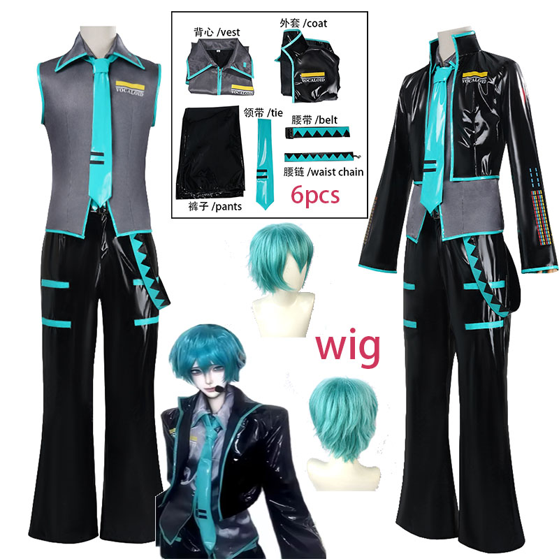 Cosplay Anime Black - WHH Anime MMiLku Erkek Cosplay Kostümü