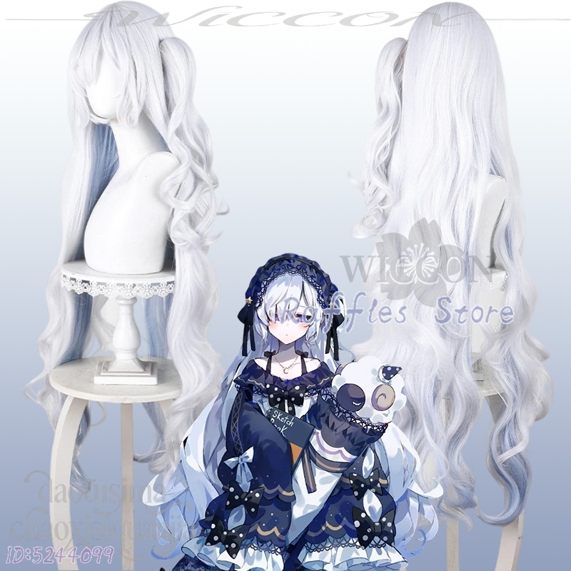Anime Cosplay Blue Hair - Natsume Anan cosplay anime oyunu Mahou