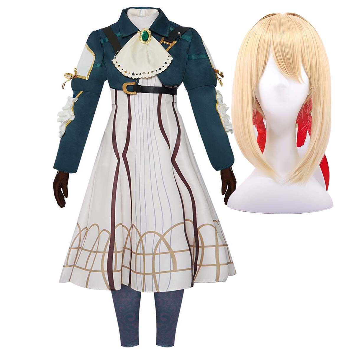 Violet Evergarden Dress - Cadılar bayramı partisi Anime Violet Evergarden