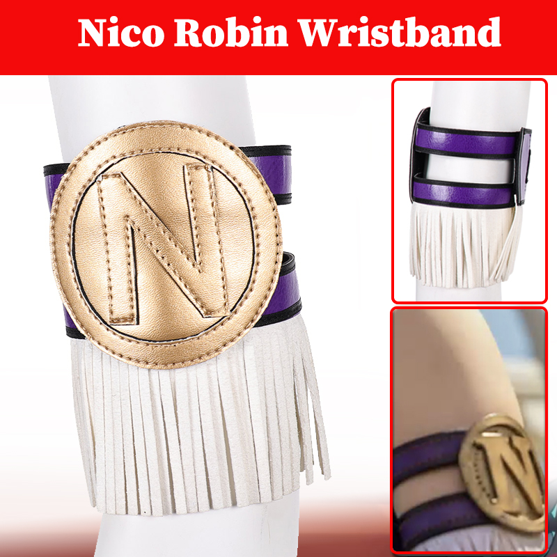 Anime Cosplay Nico Robin - Nico Robin Bileklik Kol Bandı Cosplay