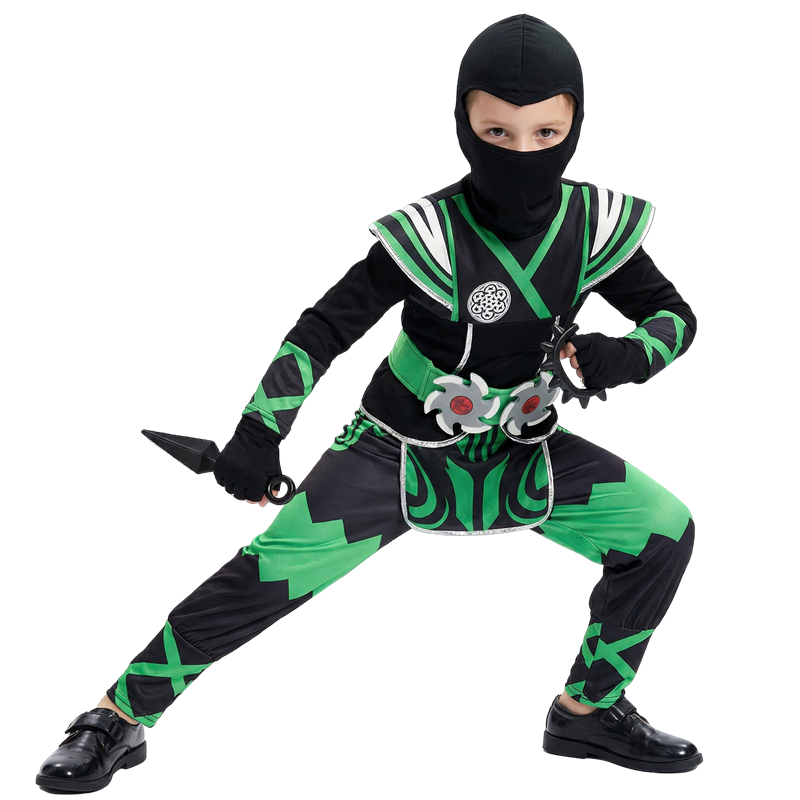 Anime Cosplay Ninja - Japon Ninja Kostüm Seti Çocuklar için