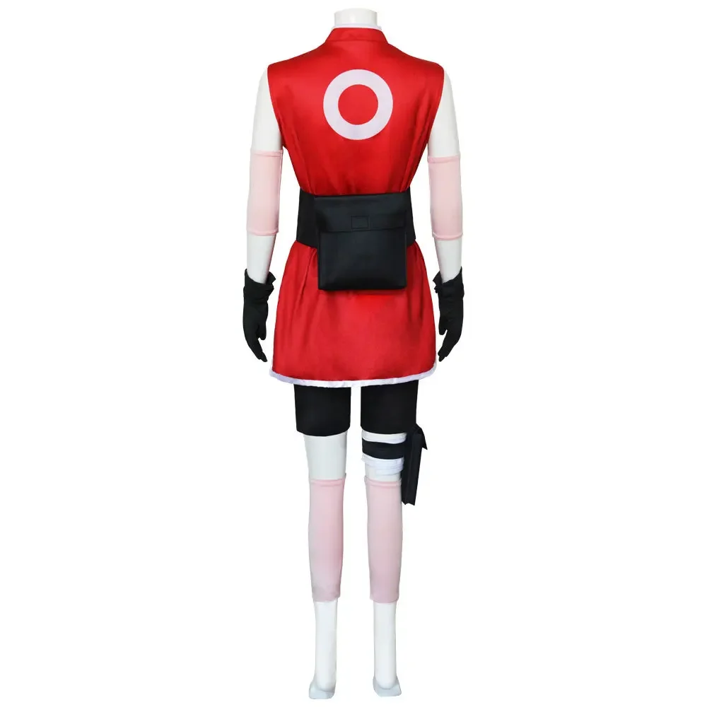 Anime Cosplay Ninja - Haruno Sakura Cosplay Anime Kostüm Kadın