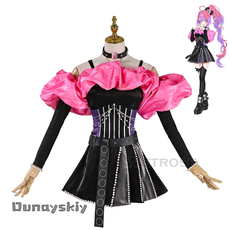 Anime Cosplay Live - Kadınların Göz Alıcı Parlak Elbisesi Rol