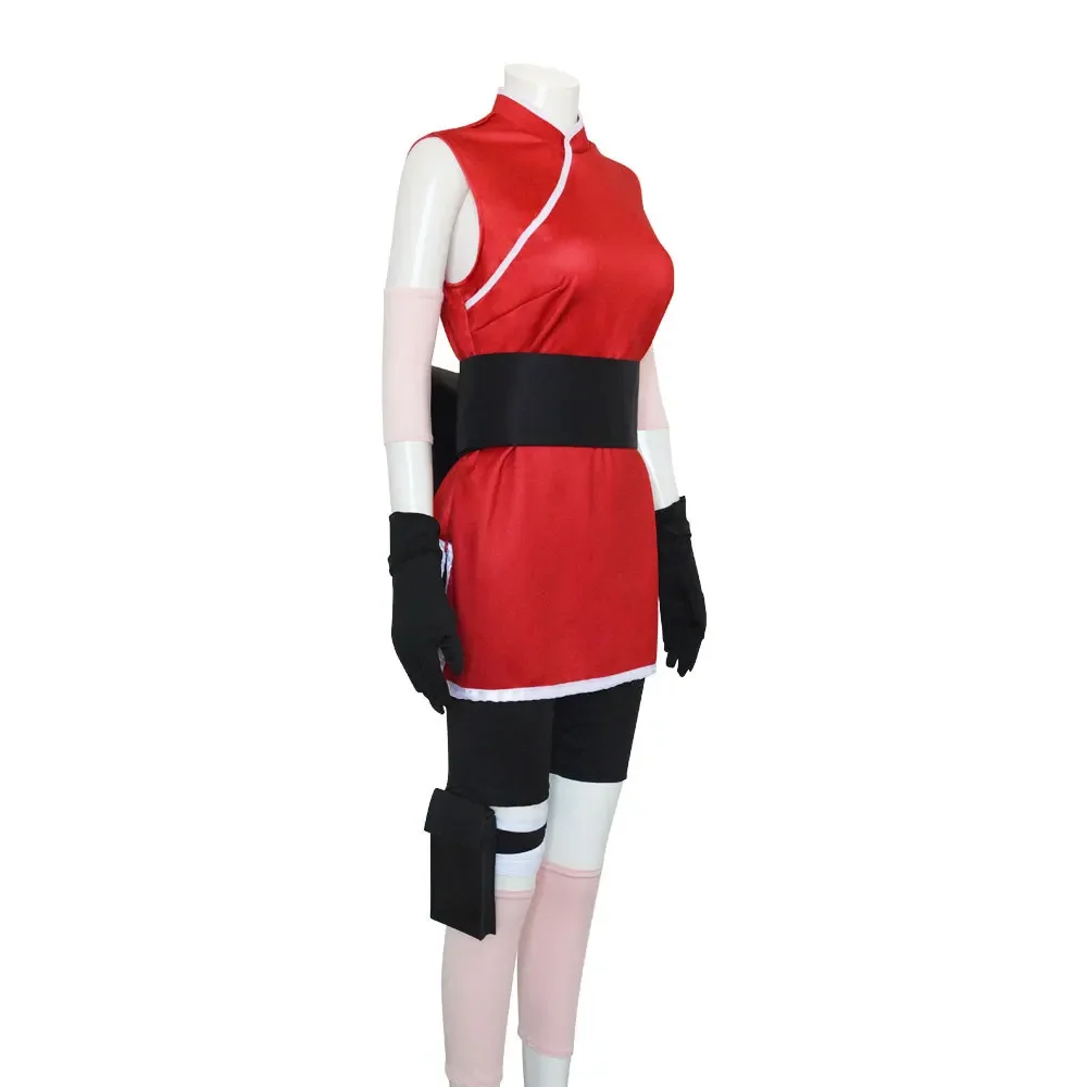 Anime Cosplay Ninja - Haruno Sakura Cosplay Anime Kostüm Kadın