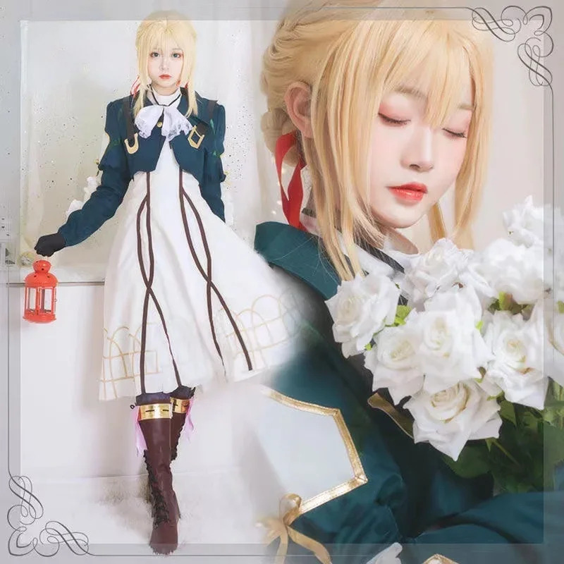 Violet Evergarden Dress - Anime Violet Evergarden Cosplay Elbise Vestido