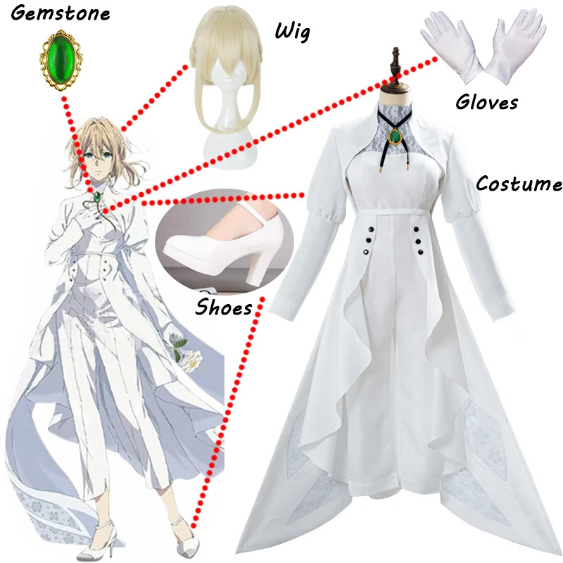 Violet Evergarden Dress - Anime Violet Evergarden Cosplay Sonsuzluk ve