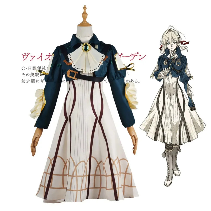 Violet Evergarden Dress - Anime Cosplay Violet Evergarden Kostüm Kadınlar