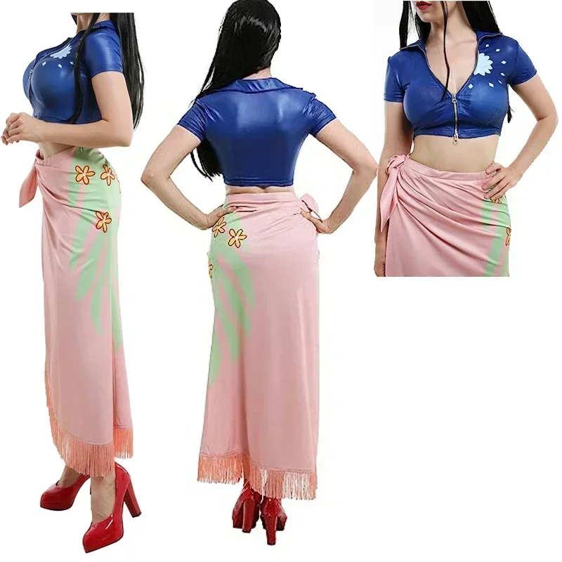 Nico Robin Cosplay kostüm kıya - Anime Cosplay Nico Robin incelemesi ve fiyatı