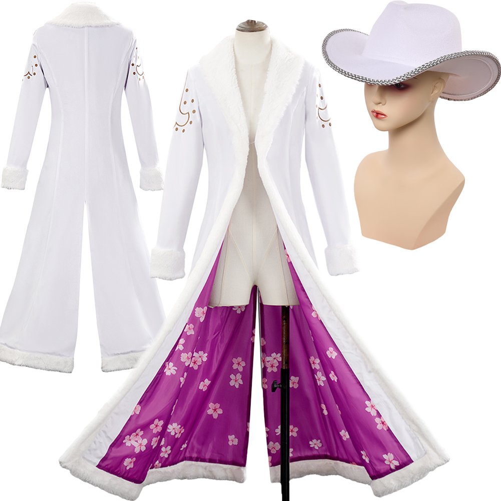 Nico Robin Cosplay Beyaz Kostü - Anime Cosplay Nico Robin incelemesi ve fiyatı