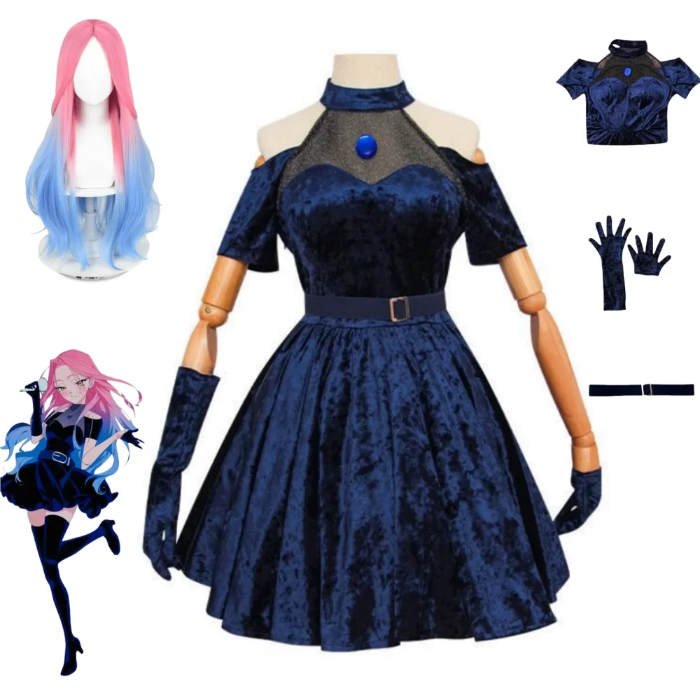 2026 Mizi Cosplay Kostümü Anim - Anime Cosplay Blue Hair incelemesi ve fiyatı