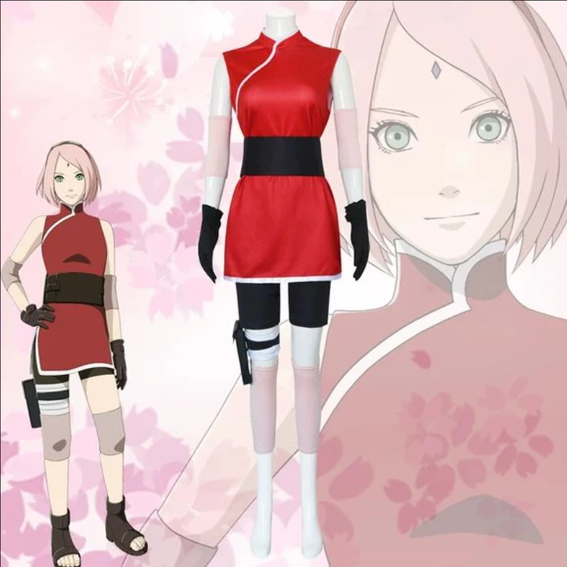 Sakura Haruno Cosplay Tam Ninj - Anime Cosplay Ninja incelemesi ve fiyatı