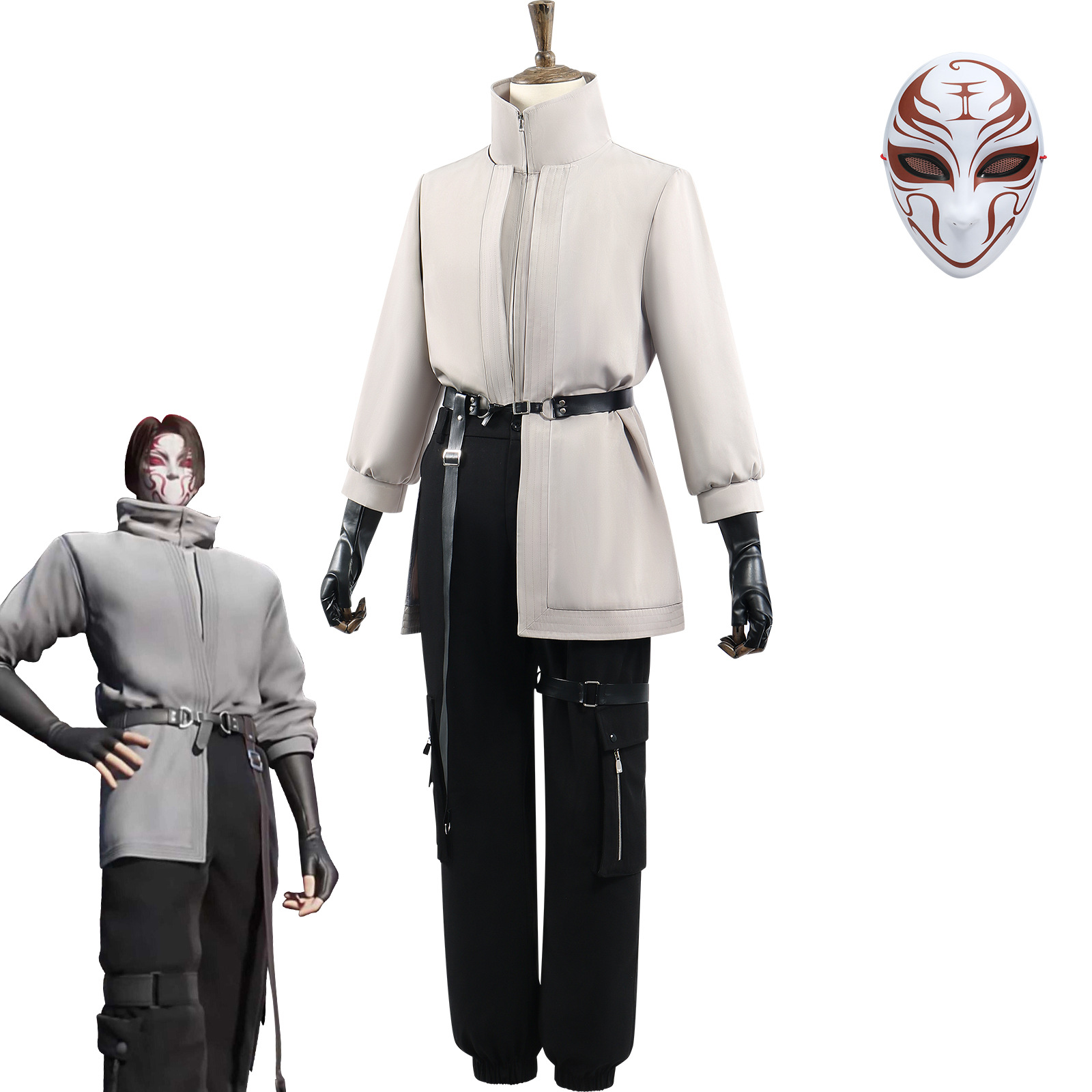 Kaybolan Kutsal Topraklar Mask - Cosplay Anime Solo incelemesi ve fiyatı