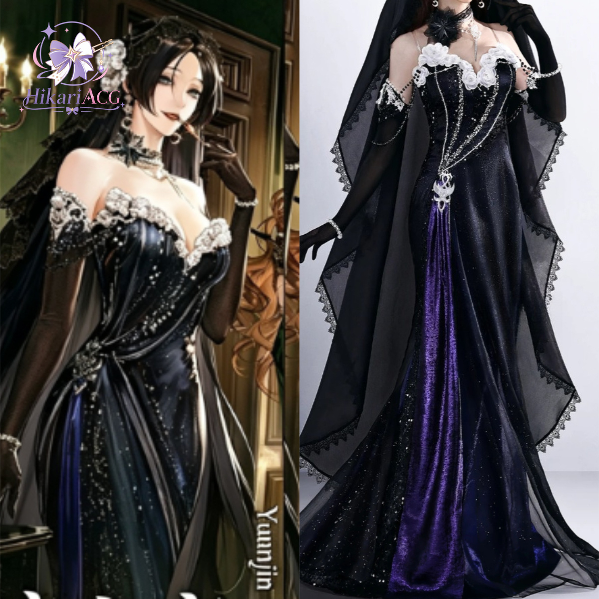 Anime Oyun Kıyafeti: Path to N - Cosplay Anime Black incelemesi ve fiyatı
