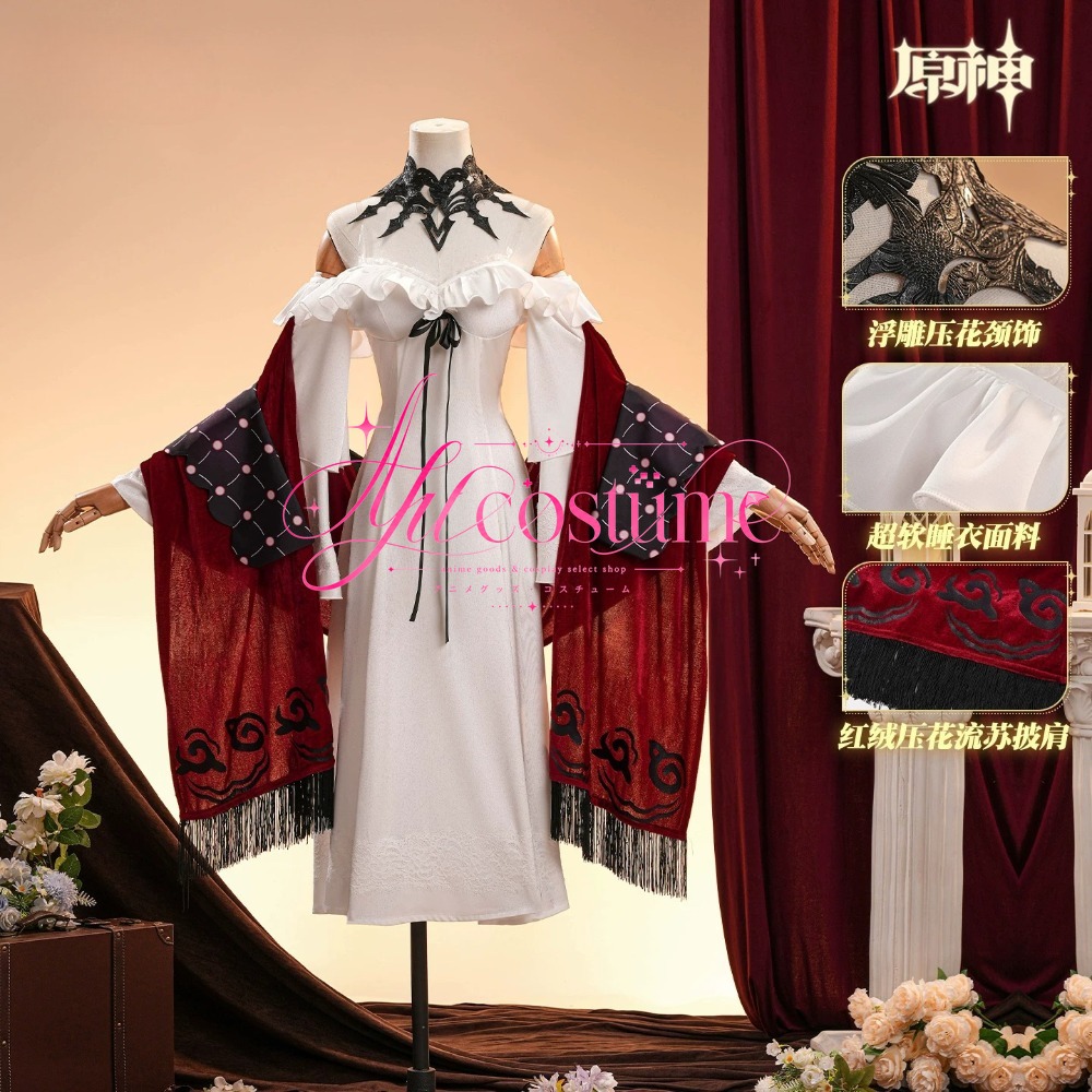 Genshin Impact La Signora Rosa - Anime Cosplay Photo incelemesi ve fiyatı