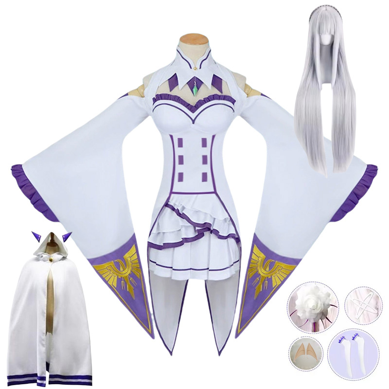 Emilia Cosplay Re: Sıfırdan Ba - Anime Cosplay Live incelemesi ve fiyatı
