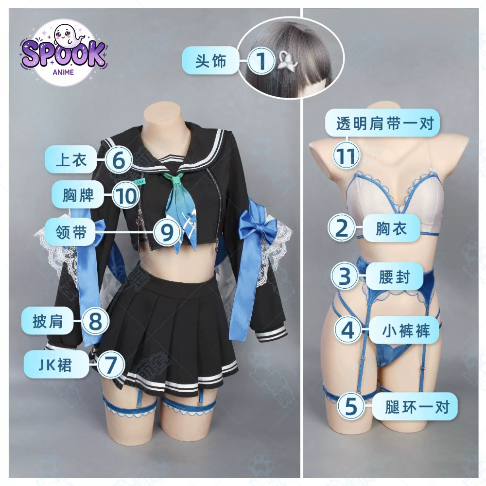 Siyah Denizci Üniforma Arcana  - Cosplay Anime Black incelemesi ve fiyatı