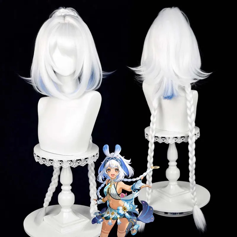 Le Cool Genshin Impact Mualani - Anime Cosplay Blue Hair incelemesi ve fiyatı