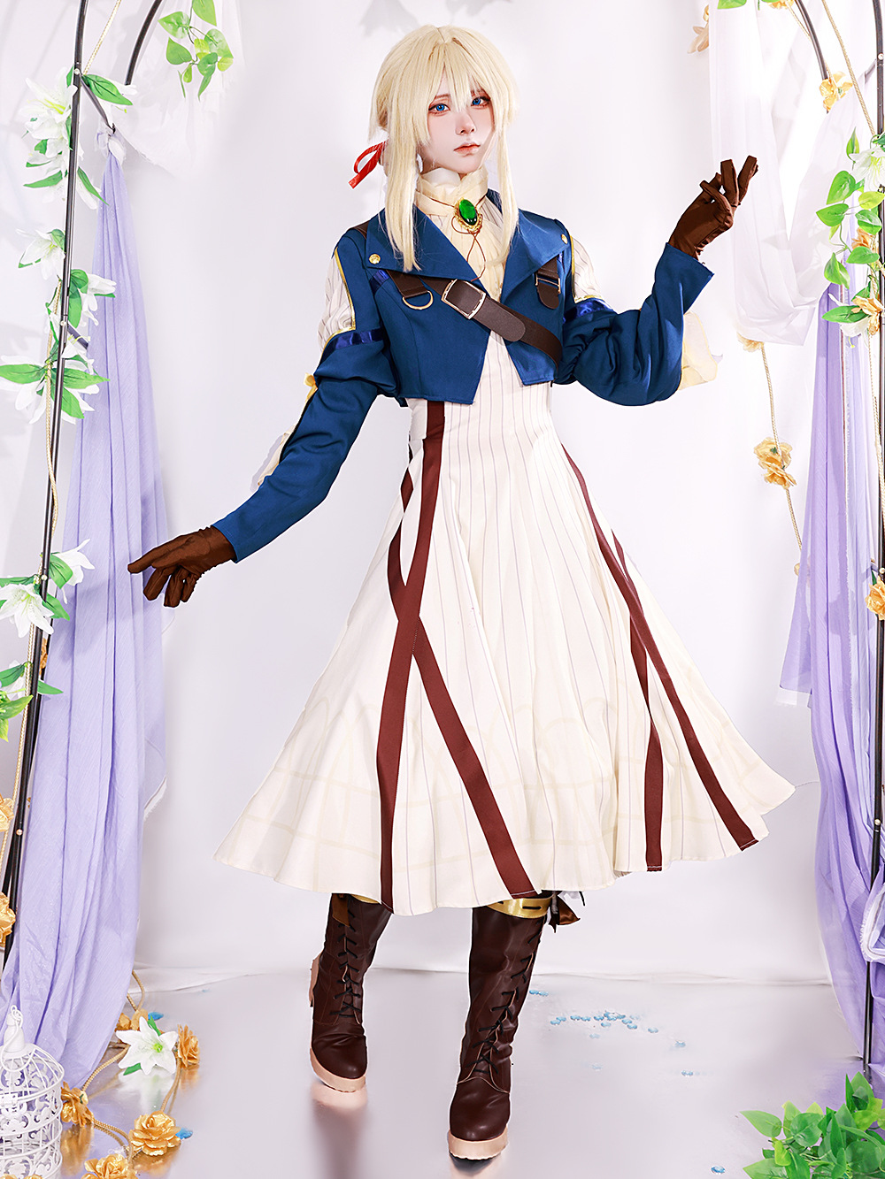 Menekşe Evergarden Cosplay Kos - Violet Evergarden Dress incelemesi ve fiyatı