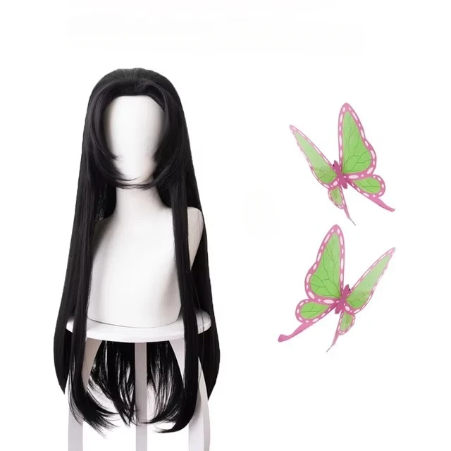 Anime Kochou Kanae Peruk Kimet - Cosplay Anime Black Hair incelemesi ve fiyatı