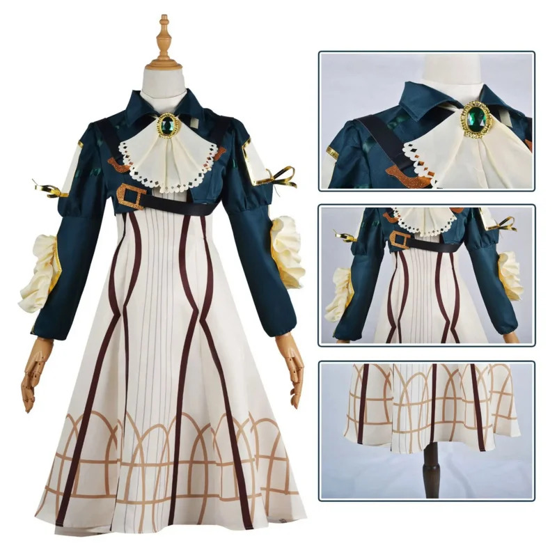 Anime Cosplay Violet Evergarde - Violet Evergarden Dress incelemesi ve fiyatı